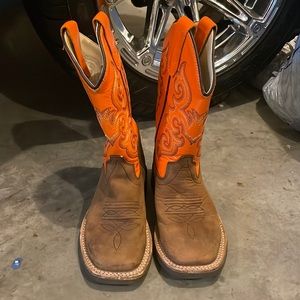 Old west size 10 little boy cowboy boots.